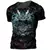 Camiseta de manga curta de Samurai japonês vintage masculina, roupas extragrand - loja online