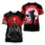 Camiseta de manga curta de Samurai japonês vintage masculina, roupas extragrand - DAPPER