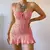 Vestido de camisola floral sexy feminino, saia confortável, casual home, pequen - DAPPER