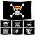 Anime Bandeira Do Crânio Do Pirata Decoração Da Parede Do Quarto De Casa, Luf - loja online