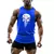 Imagem do Camisa de corrida com estampa de caveira masculina, ginásio Y2K, colete esporti