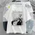 Camiseta de jiu-jitsu kaisen masculina e feminina, tops góticos masculinos, cam