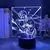One Piece Anime Night Lights, Zoro Luffy Nami Action Figure, 3D LED Cor Mudar Br - comprar online
