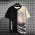 Imagem do Gato Samurai Japonês, masculino e feminino, camiseta estampada em 3D, moda casu