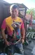 Camiseta masculina estilo japonês Samurai Cat gráfica 3D impressa, camiseta ca - loja online