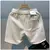 Calça curta esportiva de jogging casual masculina, padrão ondulado, monocromá