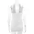 Mini vestido sem costas sem mangas em V feminino, vestido branco, sexy clubwear, - loja online