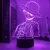 One Piece Anime Night Lights, Zoro Luffy Nami Action Figure, 3D LED Cor Mudar Br
