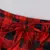 Pijama xadrez de Natal feminino, calças largas, moda casual, roupas de moda, ou