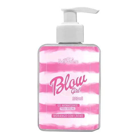 Blow Girl Gel Aromatizante Beijável Para Virilha 320ml Hot Flowers