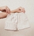 Short lino rayado beige - comprar online