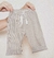 Pantalon largo lino rayado