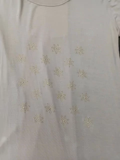 Remera Brillitos Espalda Abierta Con Encaje en internet