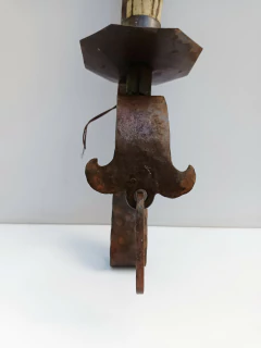 Aplique Antiguo De Pared Estilo Medieval Hierro Forjado - tienda online