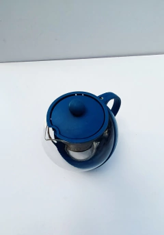 Tetera De Vidrio Infusor Filtro Acero Inox