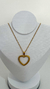 Cordão coração dourado - comprar online