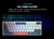 Machenike K500-B61 Mini Teclado Mecânico Formato 60% com Fio, Teclas Removíveis, Retroiluminação RGB, 61 Teclas para Jogos. - loja online
