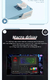 Redragon-Teclado Gaming Mecânico, Novo Estilo, RGB, Retroiluminado LED, Com Fio, 82 Teclas, Trocável a QUENTE, Interruptores Lineares Personalizados para Windows, PC - Outlet Aurora