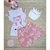 V034-M07 - Conjunto Shorts e Blusinha Shopping Rosa Tik Tok