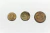 Moedas de 1945 - 1 Cruzeiro / 10 - 20 Centavos