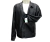 Jaqueta Michael Kors em couro ecológico, mod. MM 80266, cor preto (navy), Tam. L - KeyDreamBr