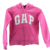 Blusa De Moletom Com Capuz - Gap Kids - Cor De Rosa