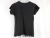 CAMISETA PRETA FEMININA EM ALGODÃO - MLNRS - INFANTO JUVENIL - loja online