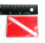 PATCH / BORDADO - BANDEIRA DE MERGULHADOR - DRIVER'S FLAG en internet