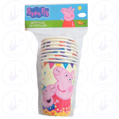 Vaso Polipapel - Peppa (x8) - comprar online