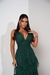 Vestido Verde Esmeralda Três Marias Longo Madrinha/Formatura/Casamento Tecido Tule Com brilho Com Forro e Bojo 38-40