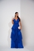 Vestido Azul Royal Três Marias Longo Madrinha/Formatura/Casamento Tecido Tule Liso Com Forro e Bojo 38-40 - La Hermosa Vestidos de Festa