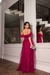 Vestido De Festa Glamour Para Madrinhas/Festa De Casamento.Tecido Tule Com Brilho,Com Forro E Bojo 38-40 - La Hermosa Vestidos de Festa
