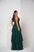 Vestido Verde Esmeralda Três Marias Longo Madrinha/Formatura/Casamento Tecido Tule Com brilho Com Forro e Bojo 38-40 na internet