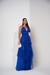 Vestido Azul Royal Três Marias Longo Madrinha/Formatura/Casamento Tecido Tule Liso Com Forro e Bojo 38-40 na internet