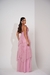 Vestido Rosê Três Marias Longo Madrinha/Formatura/Casamento Tecido Tule Com brilho Com Forro e Bojo 38-40 - comprar online