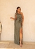 Vestido Luxo Madrinha/Festa/Formatura. Tecido Acetinado Com Forro E Bojo 38-42 - loja online