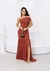 Vestido Para Madrinha Festa De Casamento Tecido Tule Liso Com Forro e Bojo 38-42