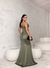 ￼Vestido Glamour Longo Com Fenda /Formatura/Festa De Casamento Tecido Acetinado Com Forro E Bojo 38-40 - comprar online