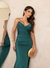 ￼Vestido Glamour Longo Com Fenda /Formatura/Festa De Casamento Tecido Acetinado Com Forro E Bojo 38-42