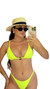 Biquini Fernanda Verde Neon - MARE ARDENTE