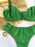 Biquíni Carola canelado Verde Bandeira tradicional - comprar online
