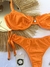 Biquíni Carol Acetinado Laranja Amarração #2 - comprar online