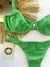 Biquíni Carol Acetinado Verde Fita - comprar online