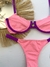 Biquini Carol Duo Rosa & Roxo na internet