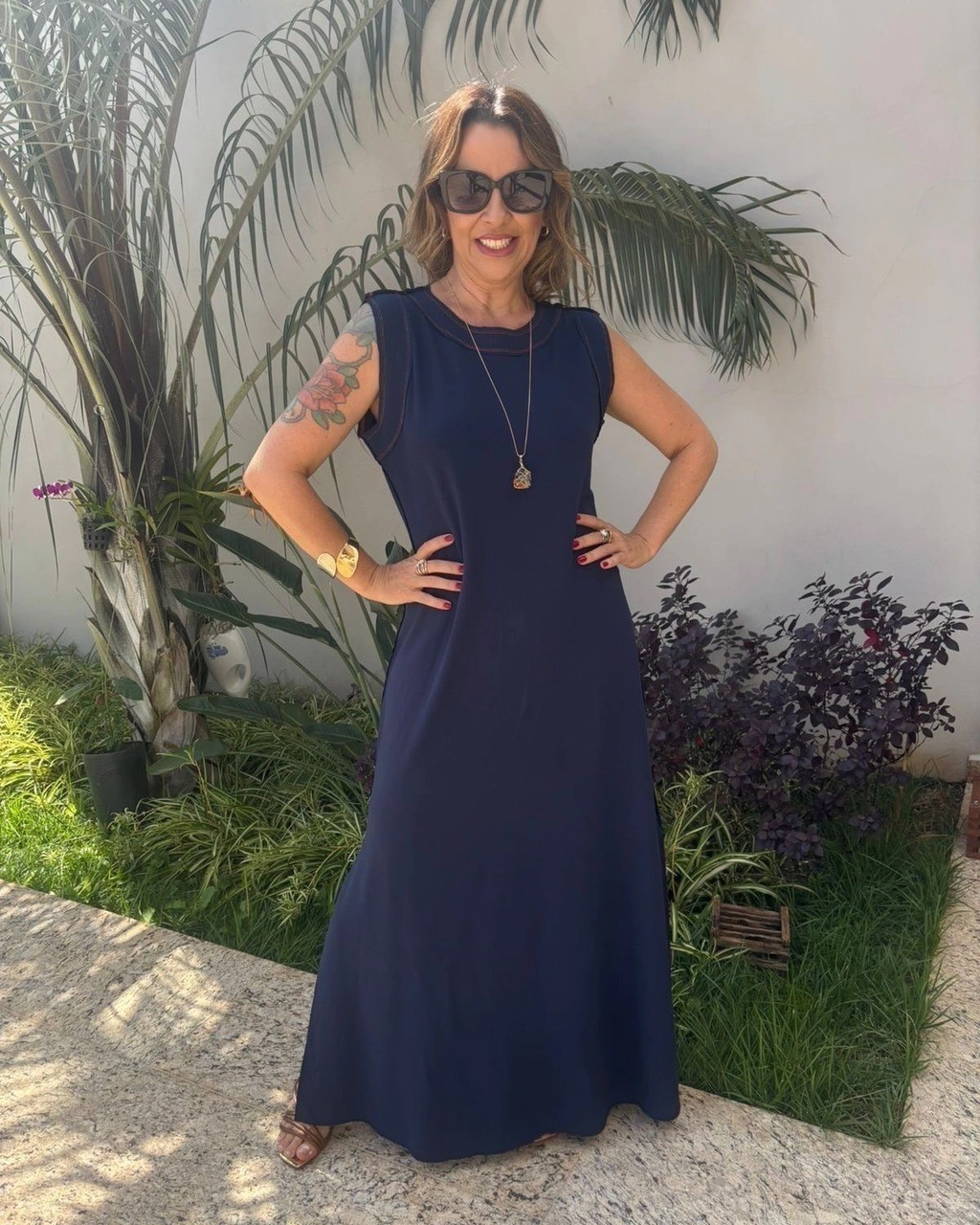 VESTIDO ALANA - AZUL