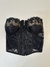 CORSELET BORDADO ZIPER