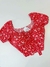 Cropped floral - comprar online