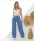 CALÇA JEANS WIDE LEG JEANS CLARO - comprar online