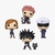 Funko Pop Animation: Jujutsu Kaisen - Yuji, Megumi, Nobara y Gojo 4 Pack Exclusivo