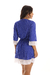 Robe em liganete estampada com renda – Josane - comprar online